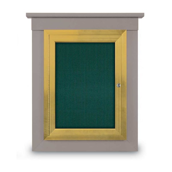Sliding Glass Enclosed Letterboard, 60"x3